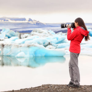 Landscape photographer in Iceland